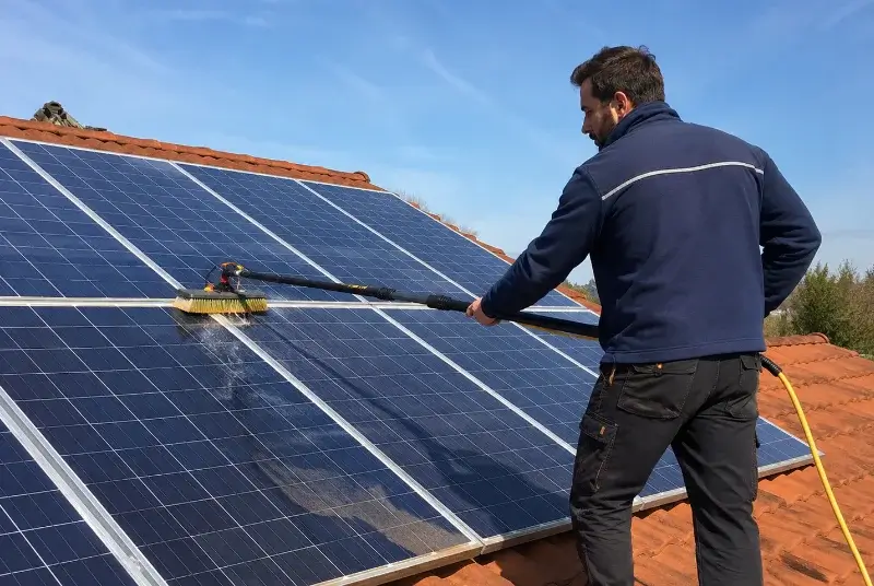 Nettoyage et entretien de panneaux solaires à Vaulx